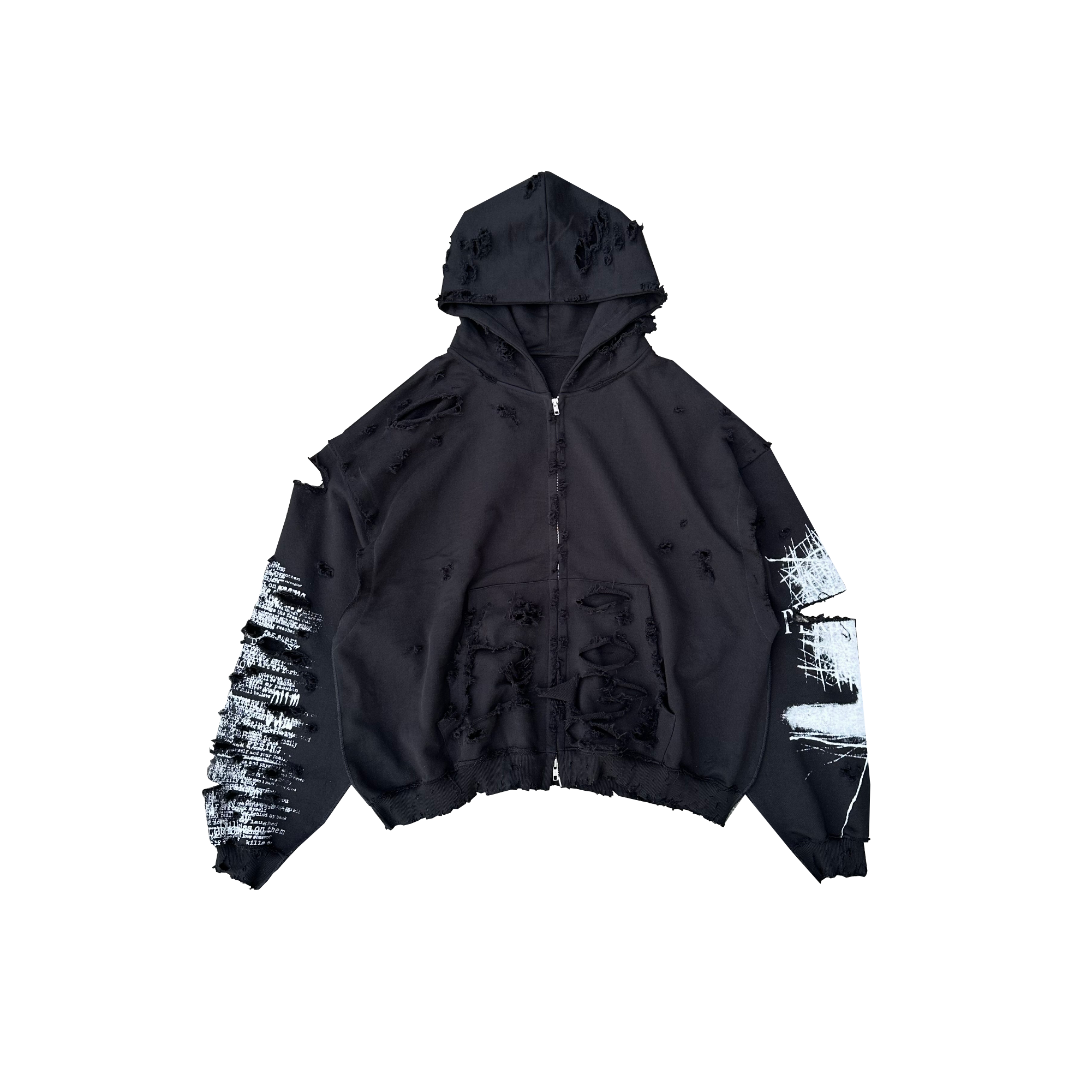 i_028 PERSISTENCE ZIPPER BLACK