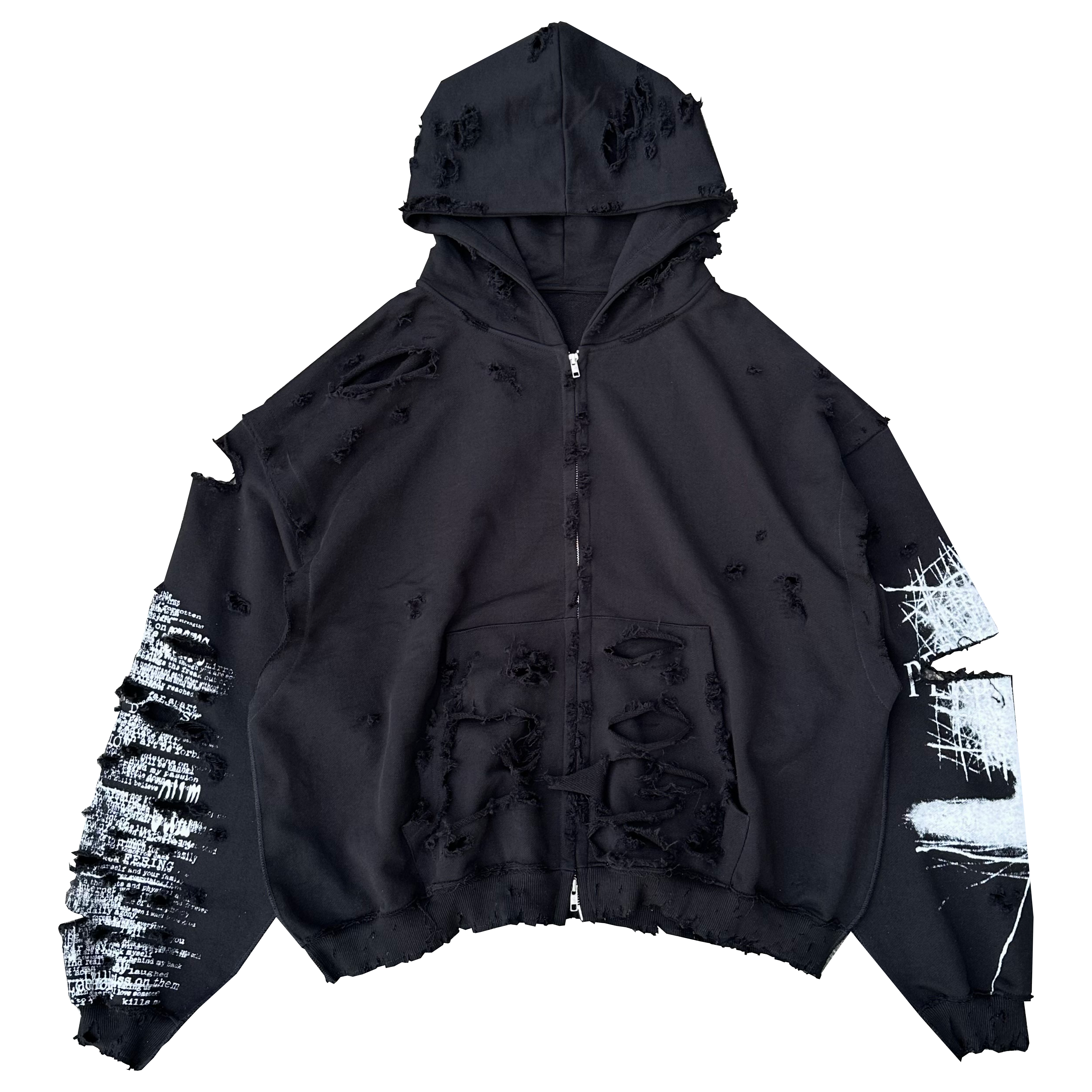 i_028 PERSISTENCE ZIPPER BLACK
