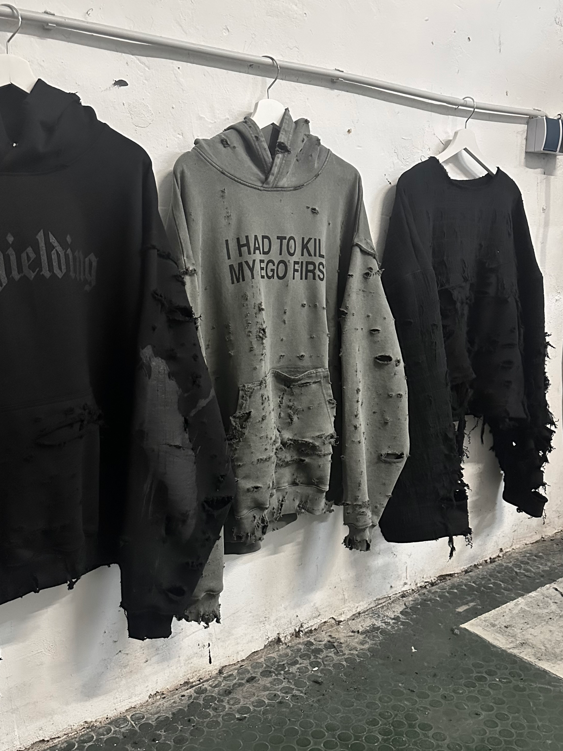 i_030 I HAD TO KILL MY EGO FIRST HOODIE