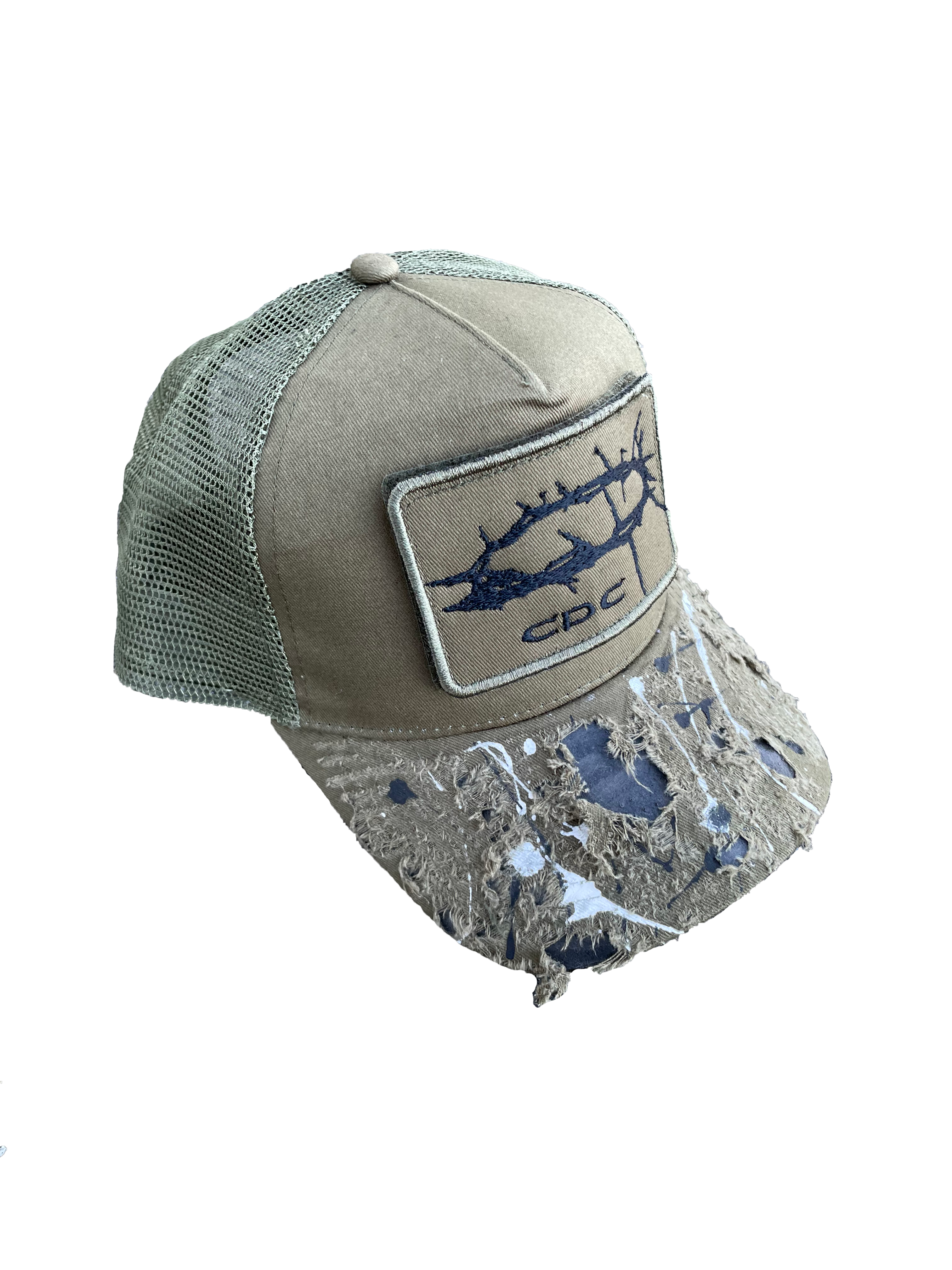 I_001 CAP CDC LOGO OLIVE