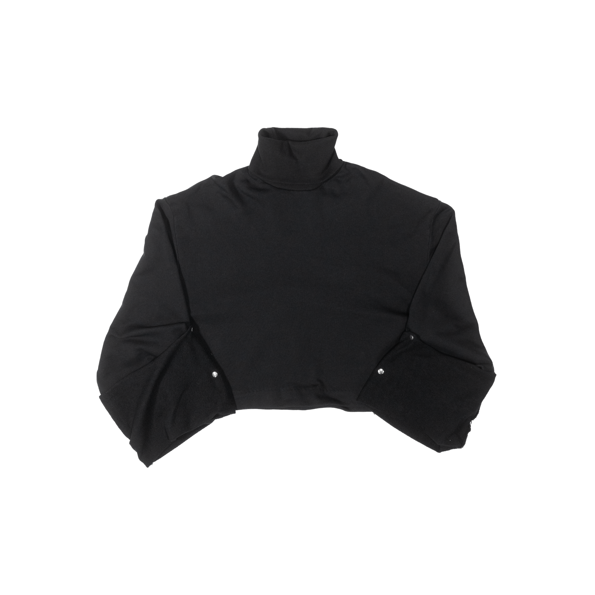 EXTENDABLE CROPPED TURTLENECK