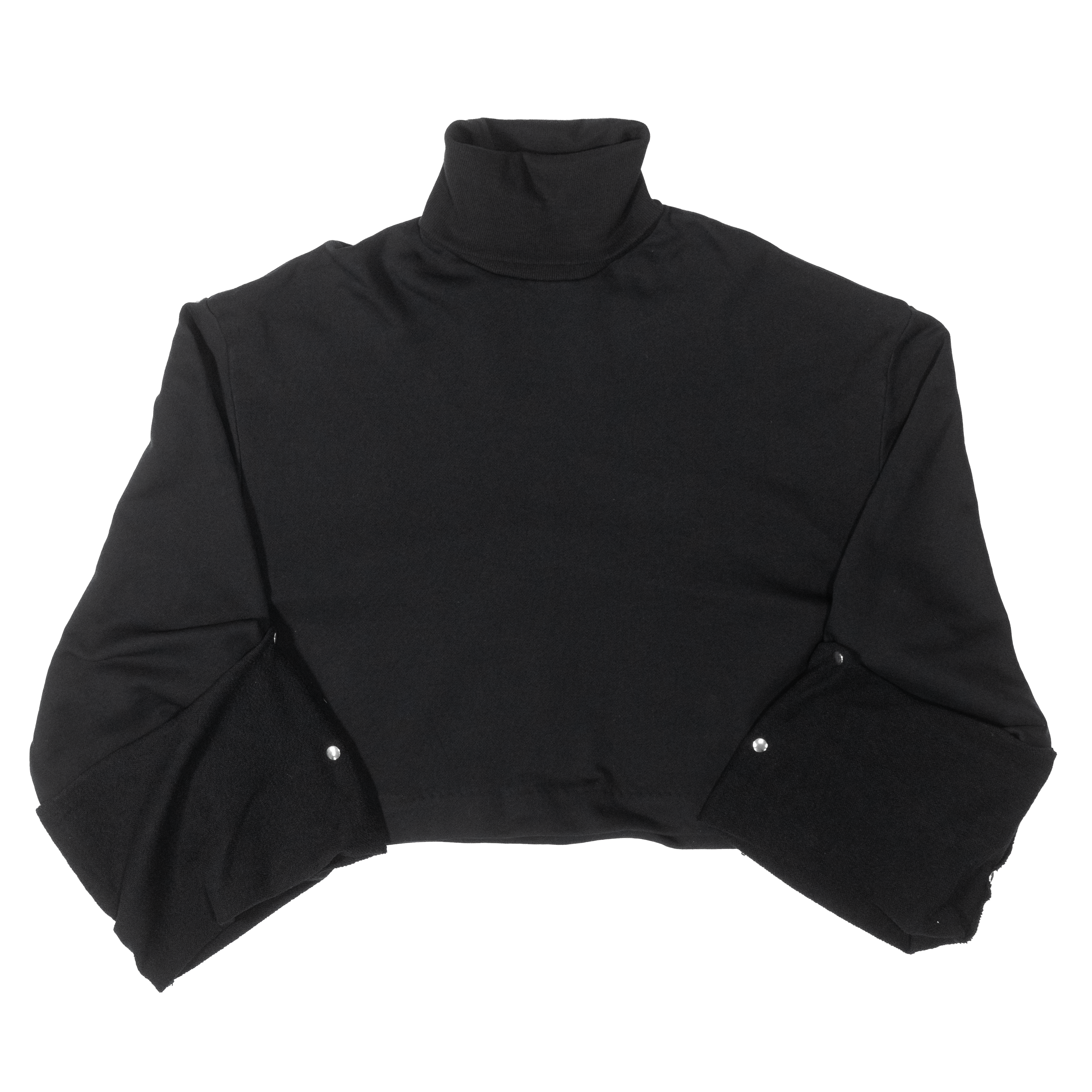 EXTENDABLE CROPPED TURTLENECK