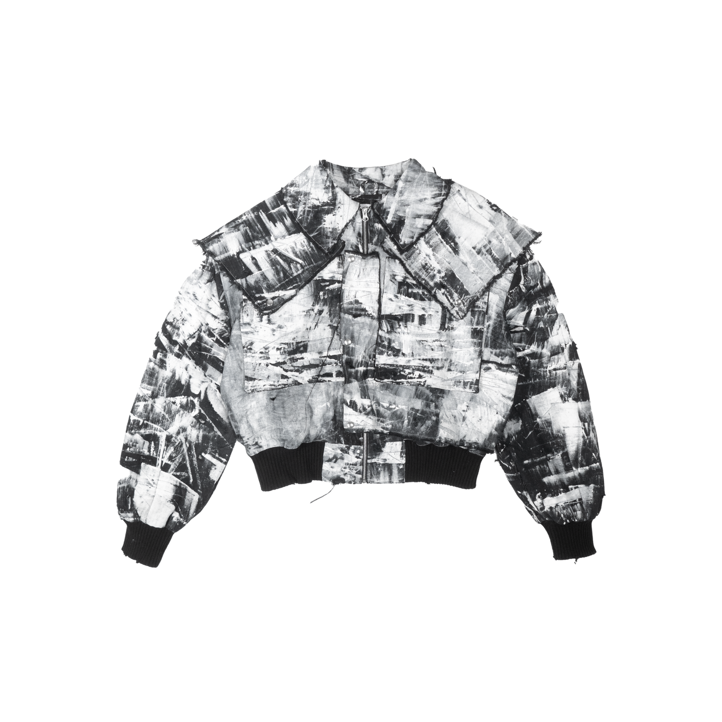 HAND-PAINTED BOMBER JACKET 1OF1