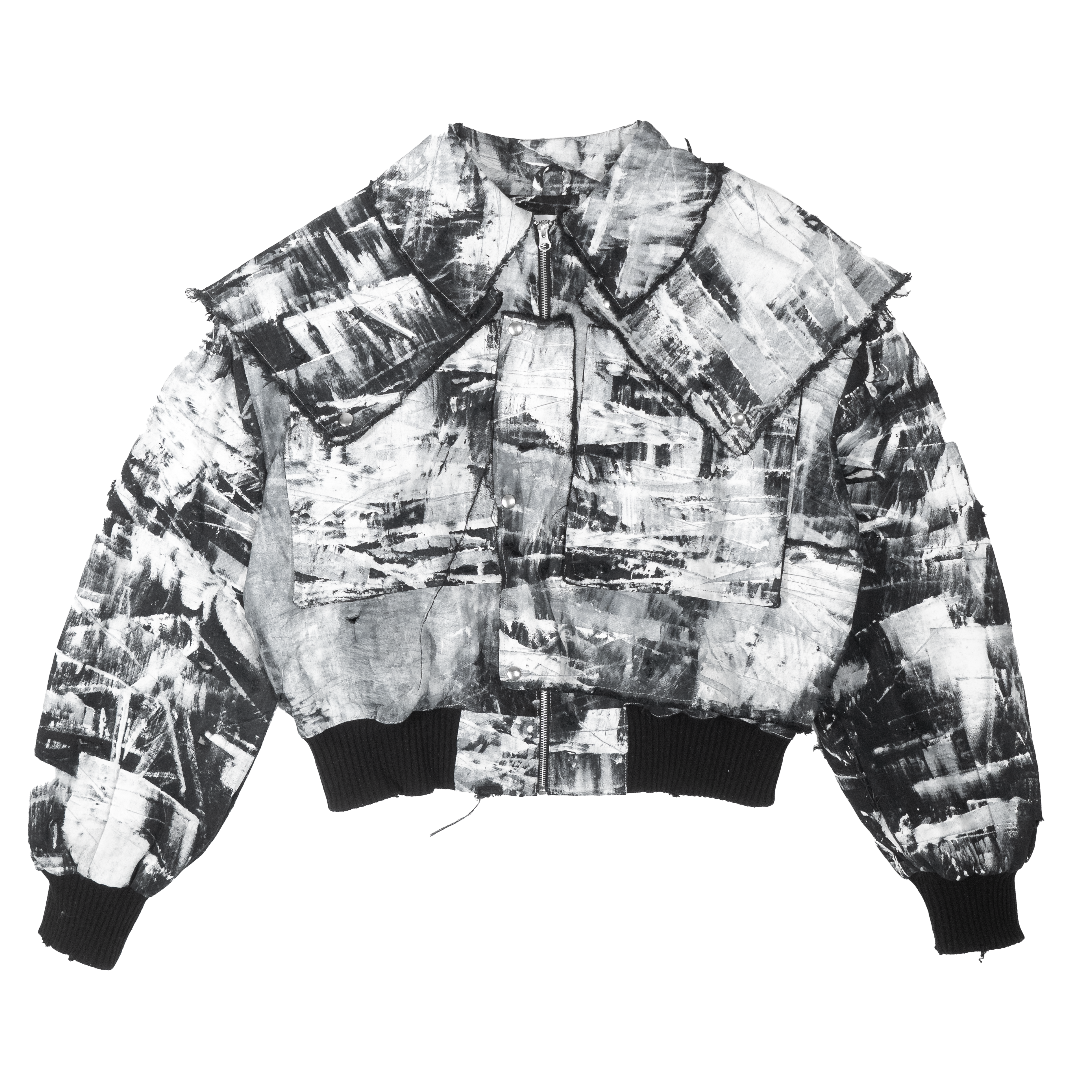 HAND-PAINTED BOMBER JACKET 1OF1