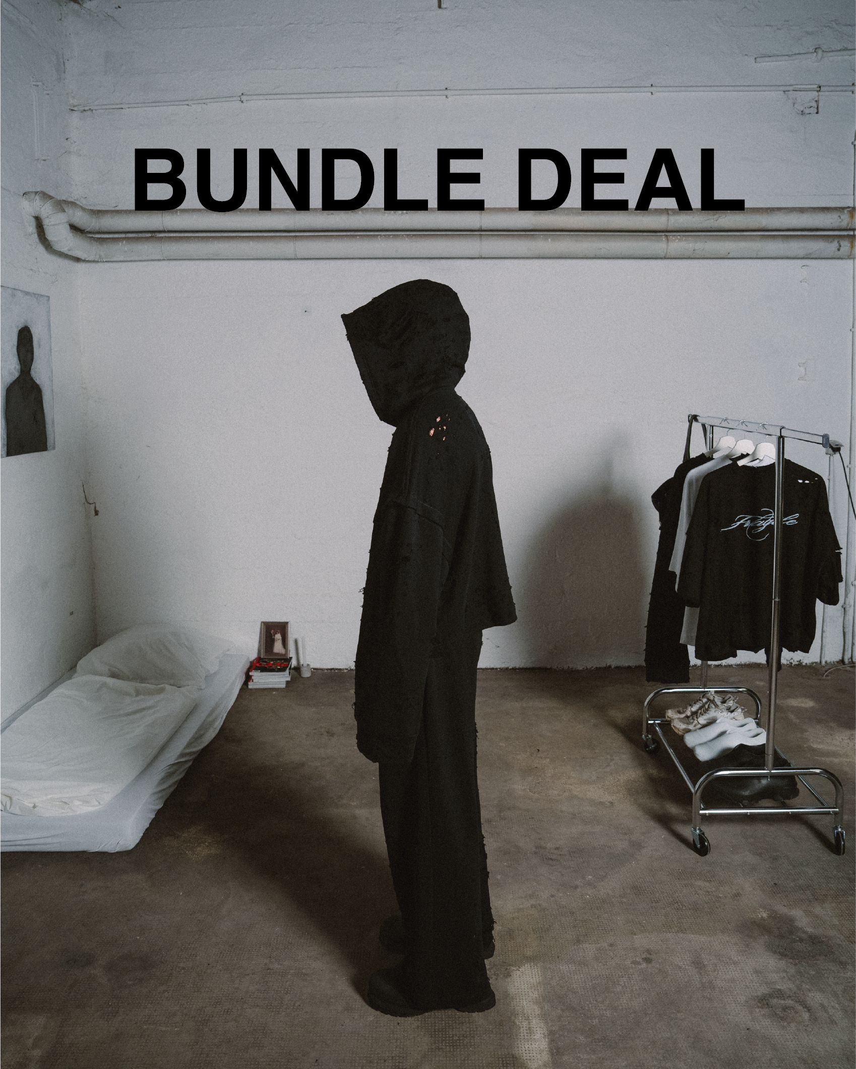 SHELTERED HOODIE + SILENT FRAME JOGGER (BLACK FRIDAY DEAL)